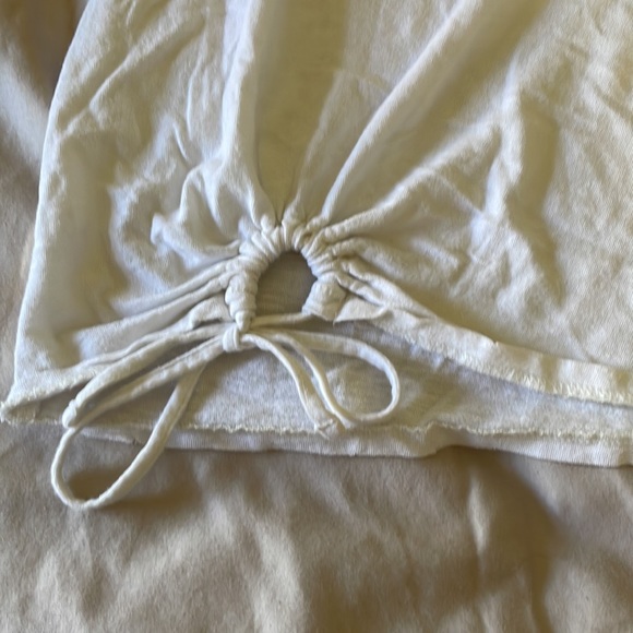 Aerie white crop tee - Picture 3 of 4